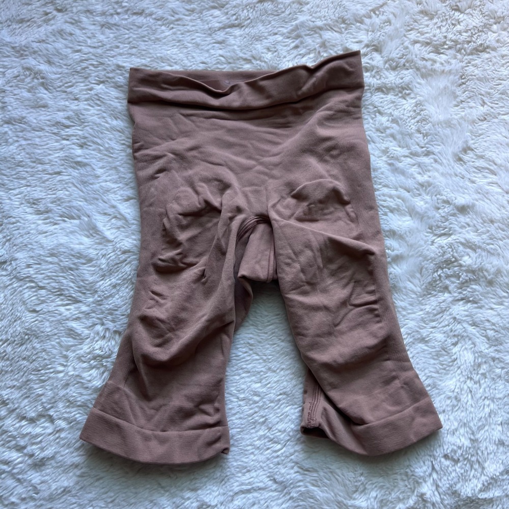 SKIMS Sculpting Mid Thigh Shorts Brown High Waisted‎ Shapewear XXS/XS SH-MTS NEW